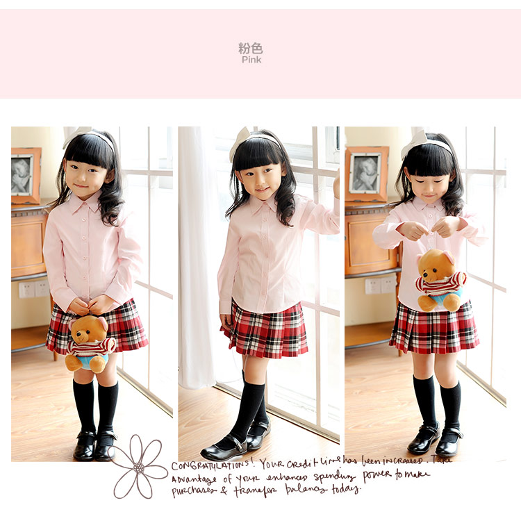 Chemise fille à manche longue - Ref 2085406 Image 24