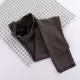 Quần ấm nam dày đến đầu gối cộng với quần nhung đầu gối quần mỏng phần sưởi ấm bằng sợi len quần mùa thu và mùa đông quần mỏng