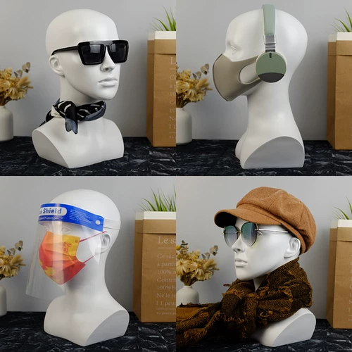 Человеческая голова, манекен головы, очки, стенд, шапка, медицинская маска, делается под заказ, косплей