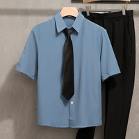 Синяя рубашка, галстук