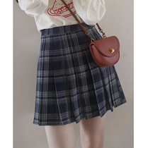 Spot] missqiuqiu autumn home made is good texture in pants high waist pleated skirt short skirt