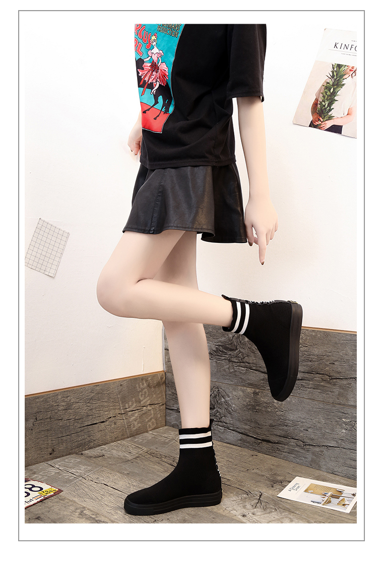 Vớ nữ mùa thu mới 2018 hoang dã Hàn Quốc ulzzang thể thao hip hop thời trang thoáng khí Giày cao gót giày the thao nữ hàn quốc