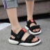 Giày sandal thể thao nữ mùa hè 2018 mới đế bệt đế xuồng phiên bản Hàn Quốc hoang dã của giày lưới nữ Velcro Hồng Hồng