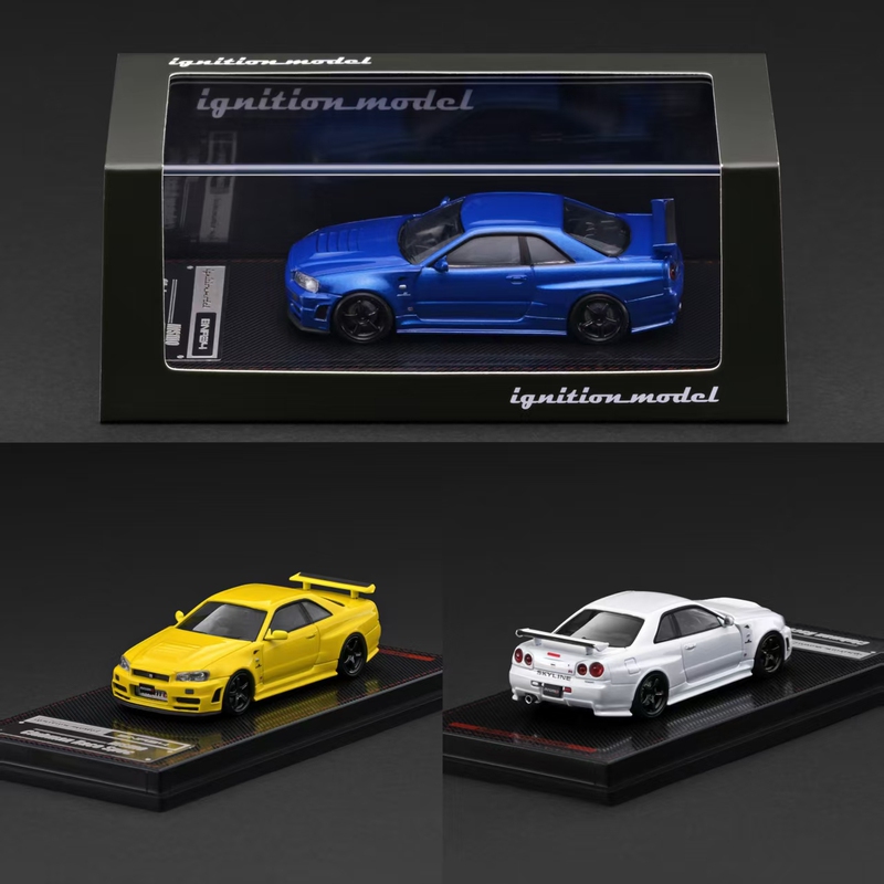 Ig 1:64 Nissan Skyline Gt-R (Bnr34) Nismo Alloy Car Model