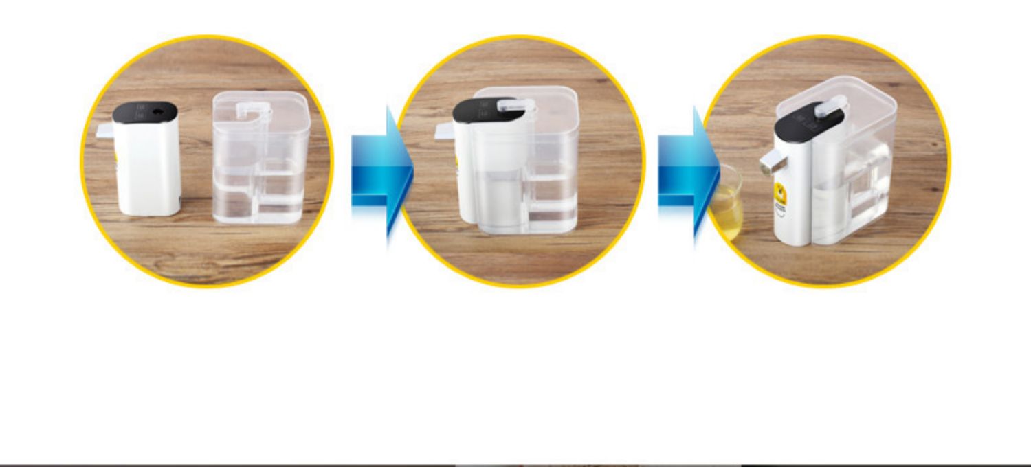 Máy nước nóng ngay lập tức nhà nhỏ máy tính để bàn tốc độ nóng du lịch túi nước nóng máy du lịch nước máy cầm tay - Nước quả máy lọc nước nóng lạnh mini