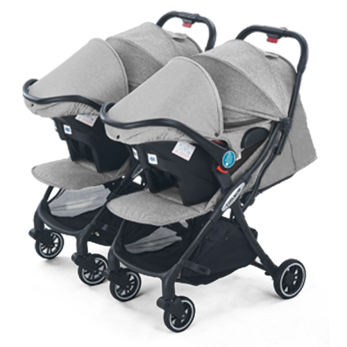 Детская сверхлегкая складная съёмная прогулочная коляска для близнецов для двоих, дракон и феникс