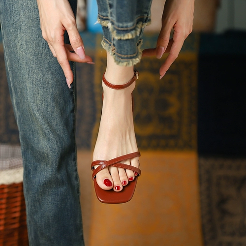 Летние сандалии, универсальная обувь, туфли, коллекция 2023