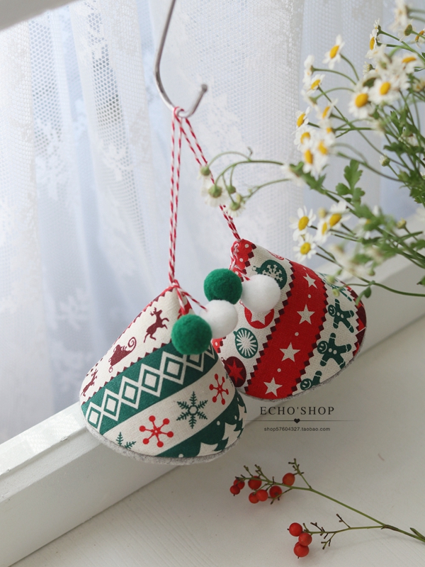 Echo Original hand for Christmas Wind Boiler Cap Kitchen Casserole Anti-Burn Pure Cotton Heat Insulation Cushion Heat Triangle Pan Grip