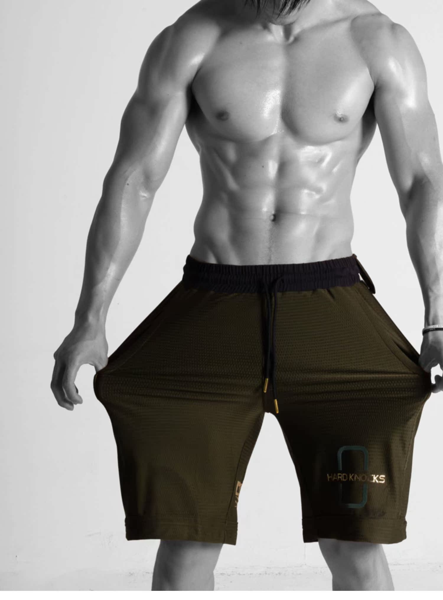 REMEFIT Hard Knocks "thở quần" quần short bóng rổ thể dục co giãn siêu mỏng thoáng khí - Quần thể thao quần thể thao nam đẹp