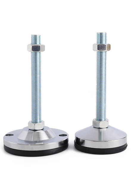 Non Slip Bubble Wrap Feet Heavy-Duty Carbon Steel Adjustable Foot Cup Equipment Shelf Foot Machine Leg Mat M12m16m20