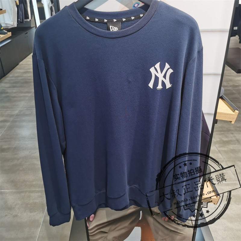 mlb sweater men and women couples 2021 autumn new era New York ny Yankees tide round neck long sleeves 12588144