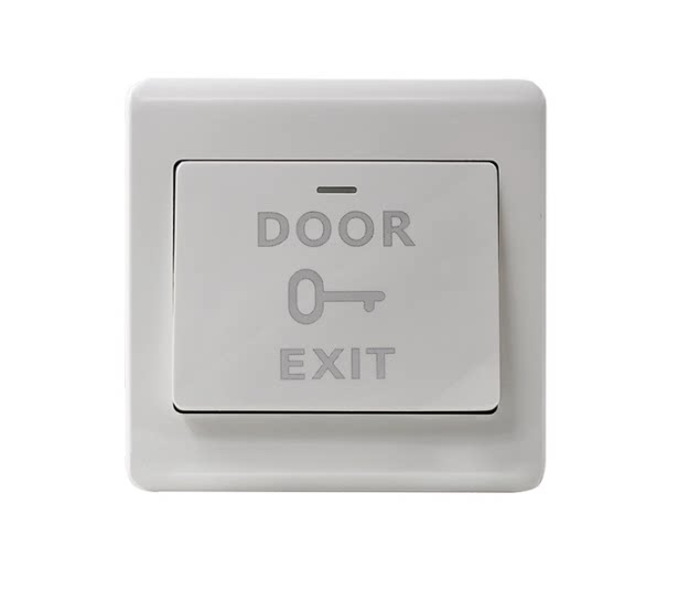 Access control switch plastic large panel switch 86 out button wall reset home doorbell 10