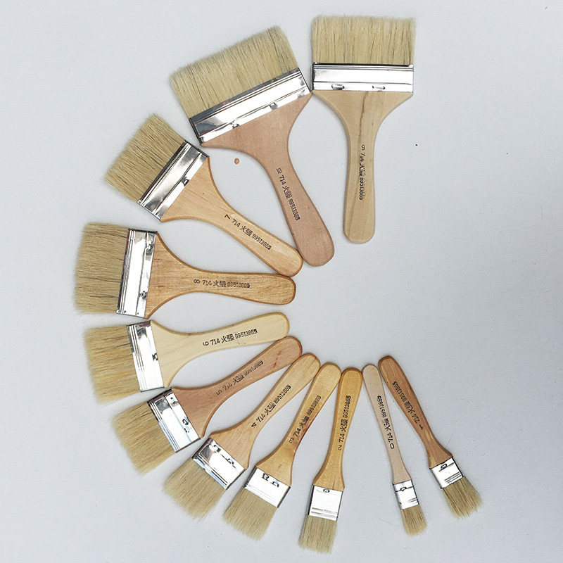 Painting pig brush oil painting brush pig brush oil painting brush oil painting brush No. 0 - 10