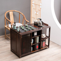Dashan love bamboo new Chinese mobile tea table Zen tea table home kung fu tea table boiling water living room tea car light luxury