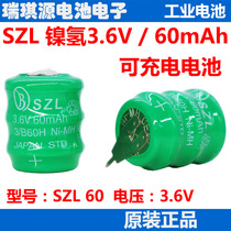 SZL 60MAH 3 6V battery SZL3 6V 60SZL 3 6V60 Electronic clock Solar chip memory