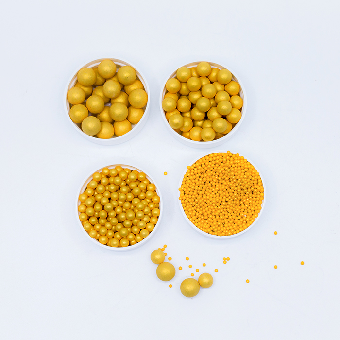 Baking Decorations Sugar Beads Golden Pearls Golden Pearl Sticks Sugar Decorated Birthday Cake Ice Cream Decorations Sugar Sugar Beads-Taobao