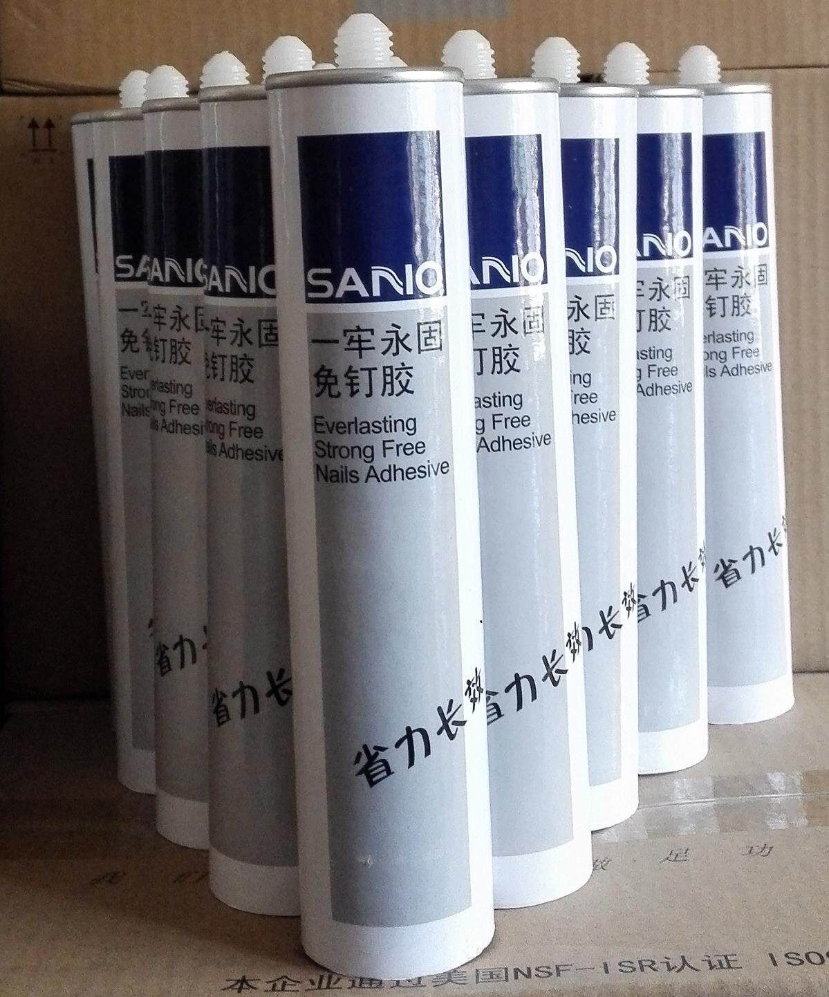 Sanhe liquid-free nails liquid nails white structural glue glass glue skirting board mirror tile adhesive 1