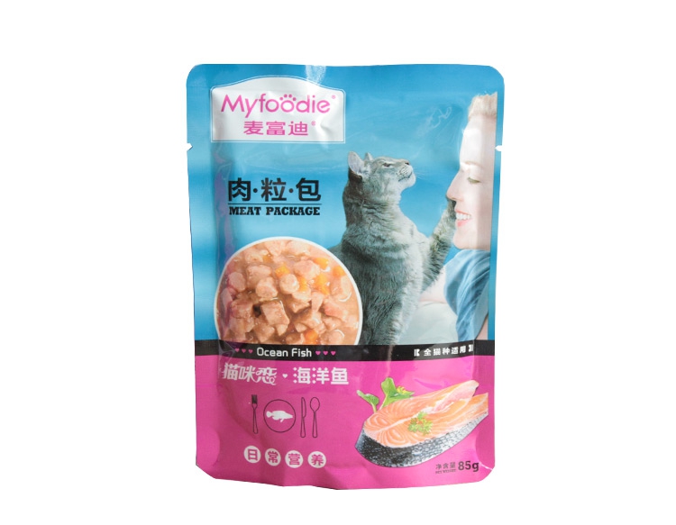 Mai Fudi mèo yêu mèo đóng hộp thịt mèo thức ăn ướt 85g * 12 gói mèo bibimbap gói thịt tươi cho mèo ăn vặt - Đồ ăn nhẹ cho mèo thức ăn cho mèo con