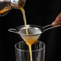 Bartender special filter cocktail strainer triangular round strainer spoon strainer double layer filter