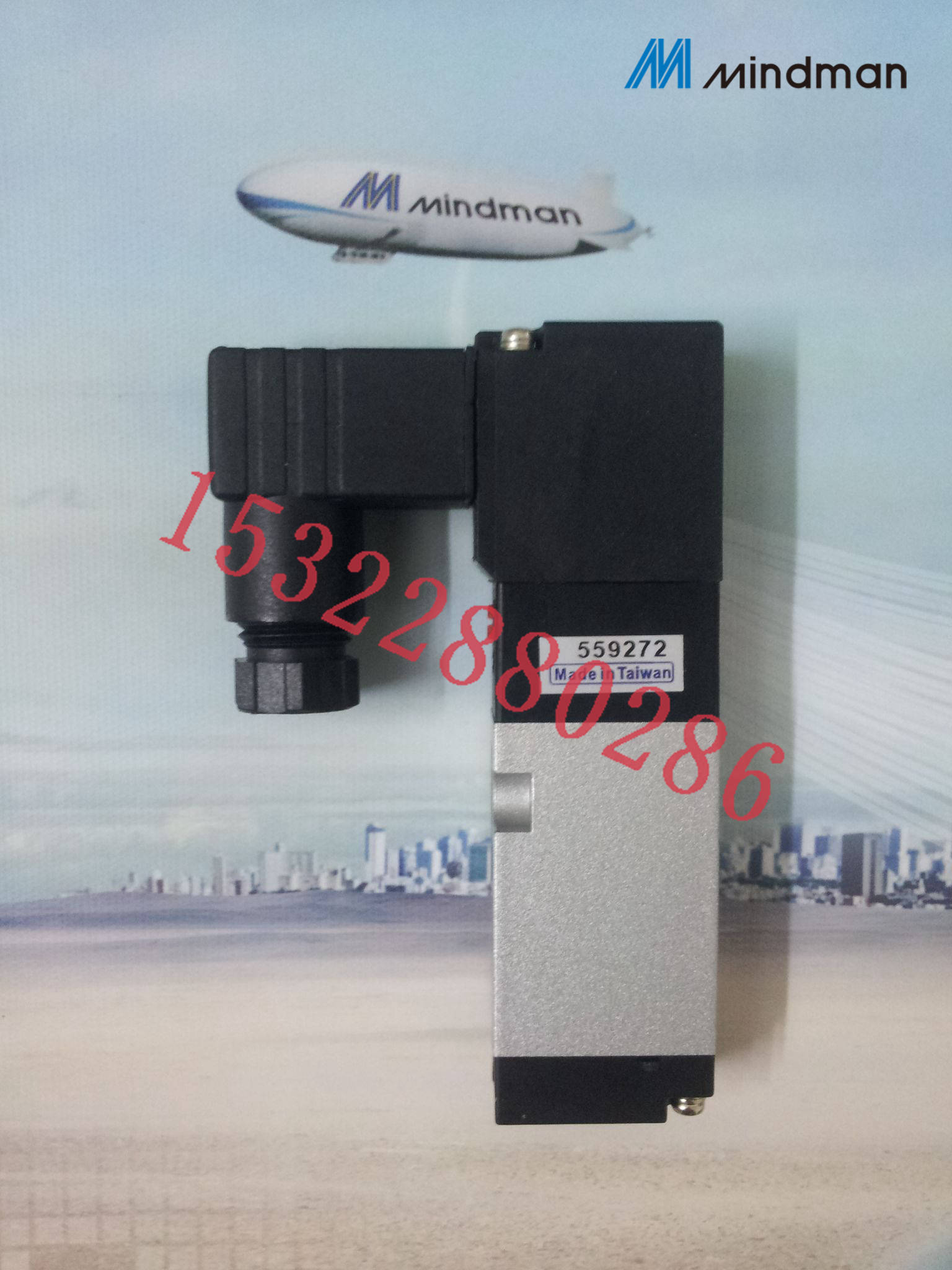 电磁阀MVSA-150M-4E1-DC24V-DIN台湾金器Mindman全新原装现货供应