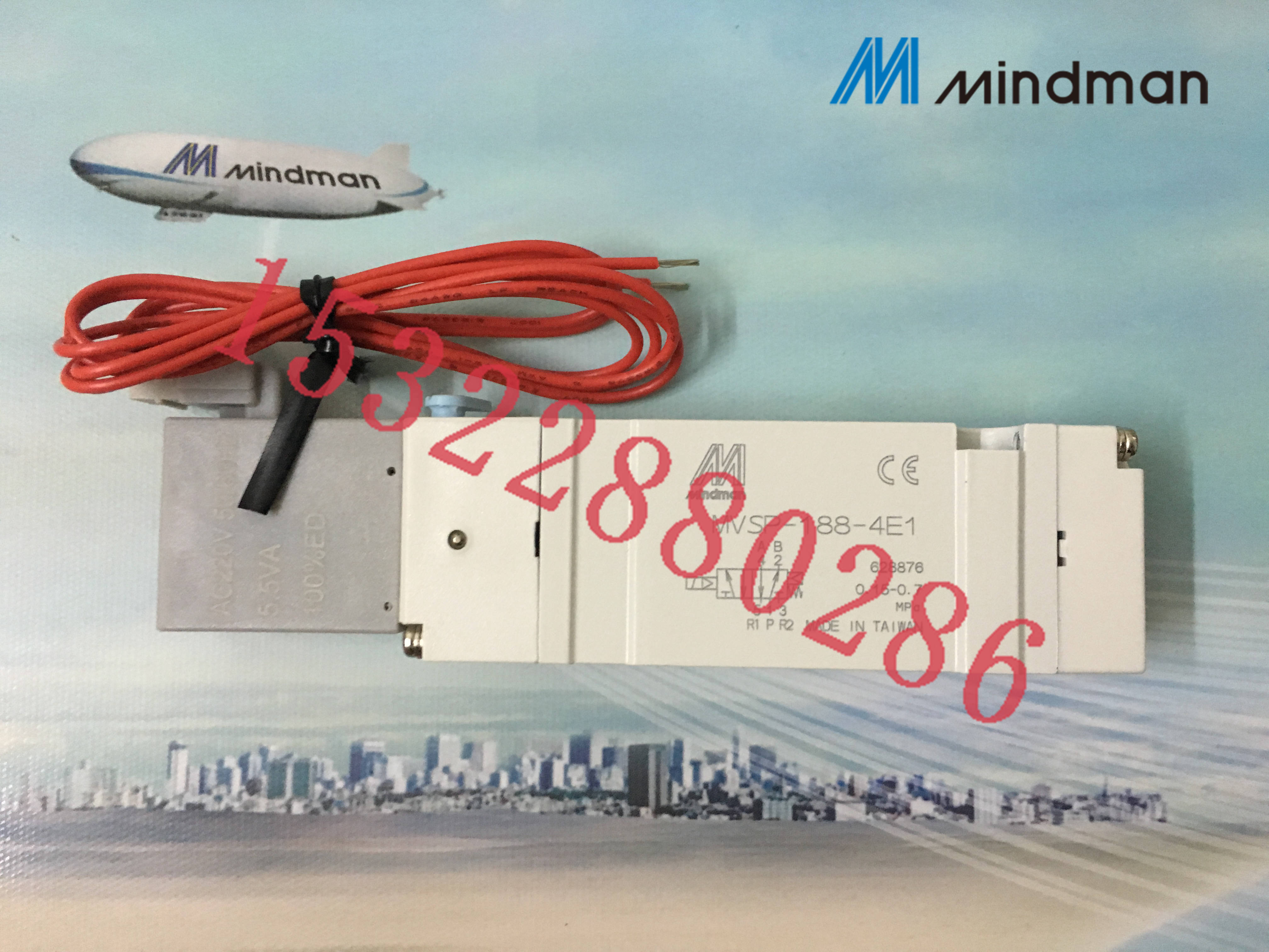 电磁阀MVSP-188-4E1-AC220-H台湾金器Mindman全新原装正品特价