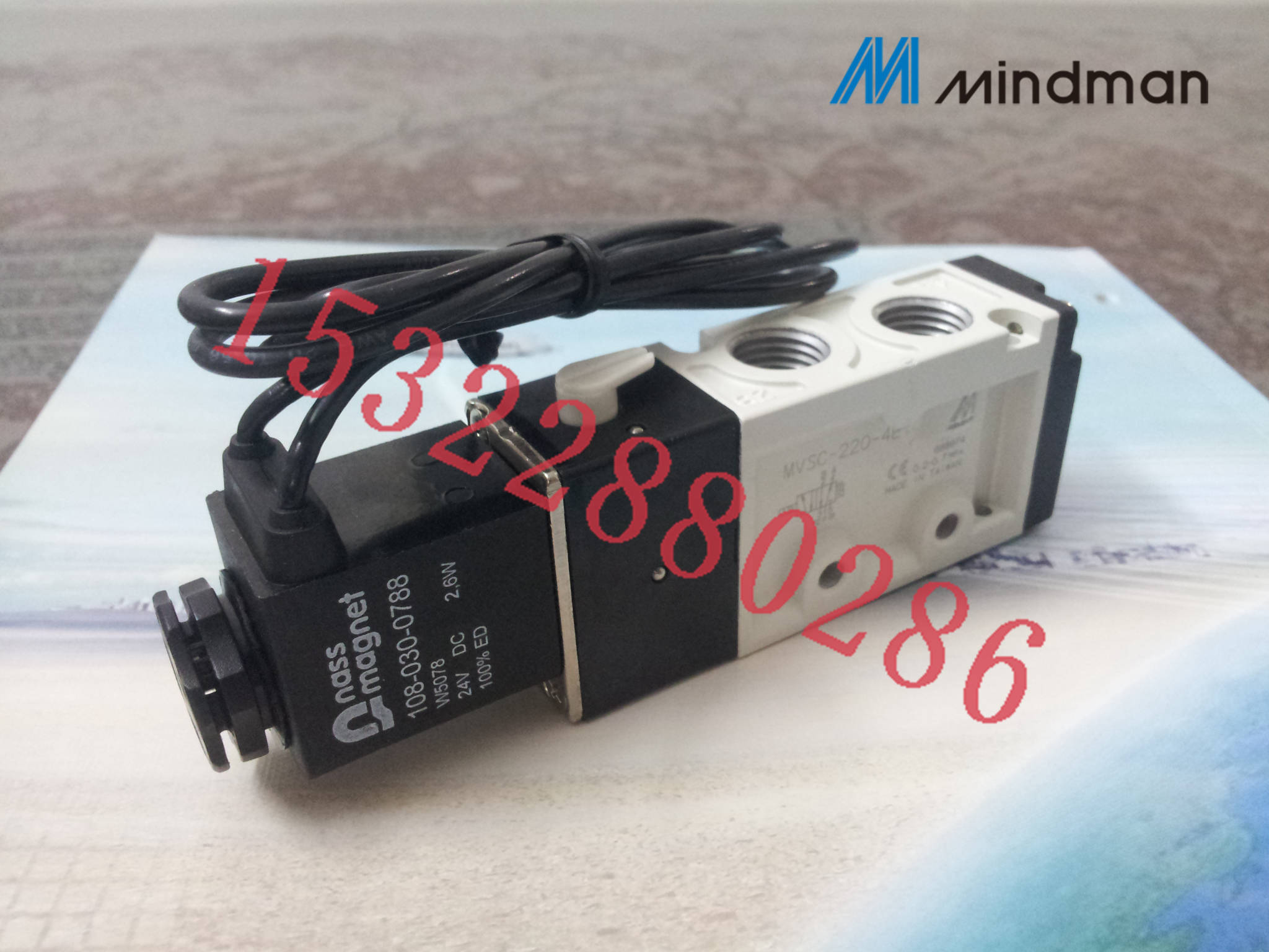 电磁阀MVSC-220-4E1-DC24V-W台湾金器Mindman全新原装现货供应