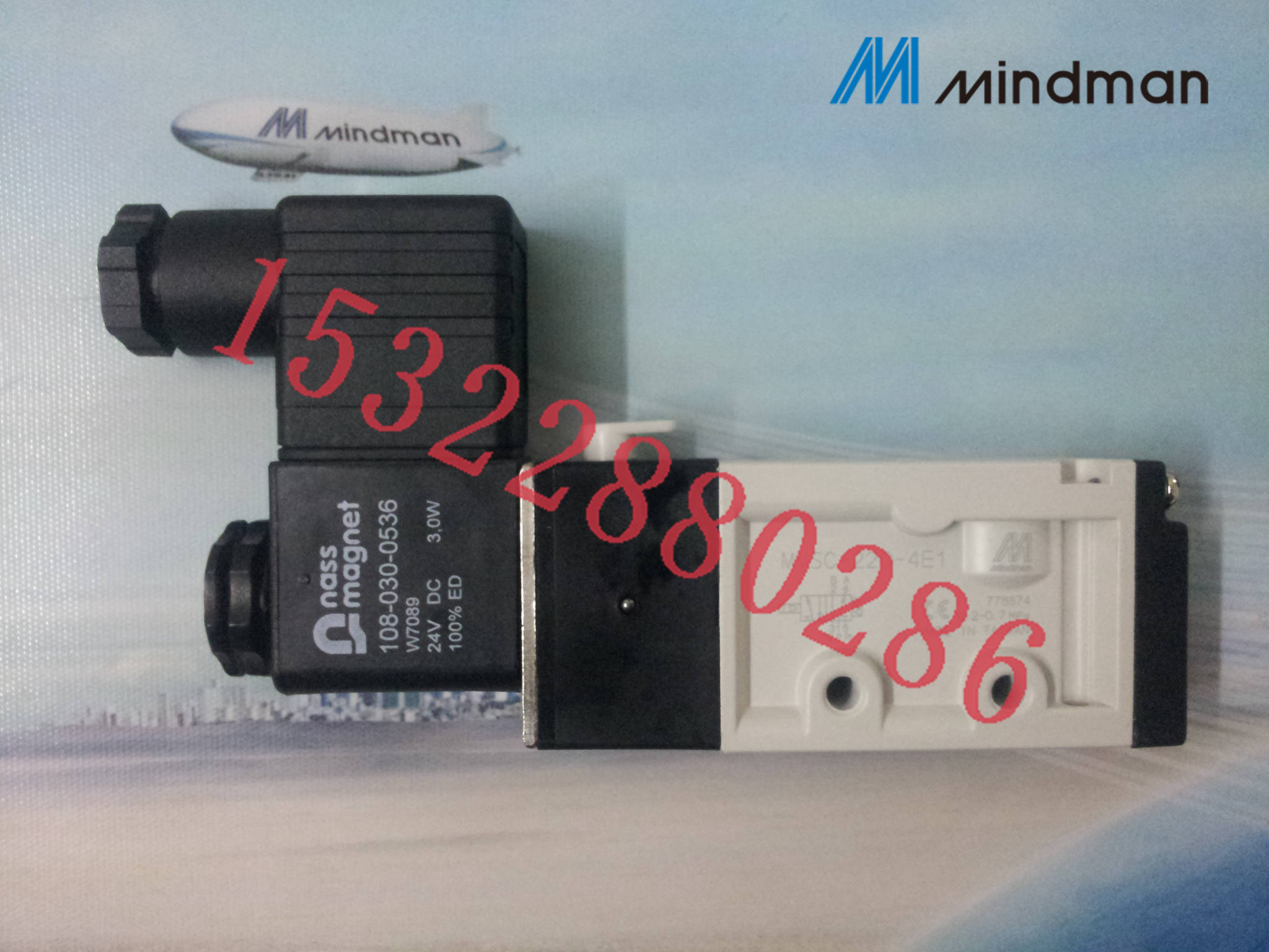 电磁阀MVSC-220-4E1-DC24VNASS线圈台湾金器Mindman全新原装现货