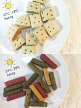 (Tong Tong) German JR Farm fruit toast molars vegetable strips split