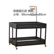Supermarket promotion car dump truck supermarket flower shelf special car clothing promotion table folding car