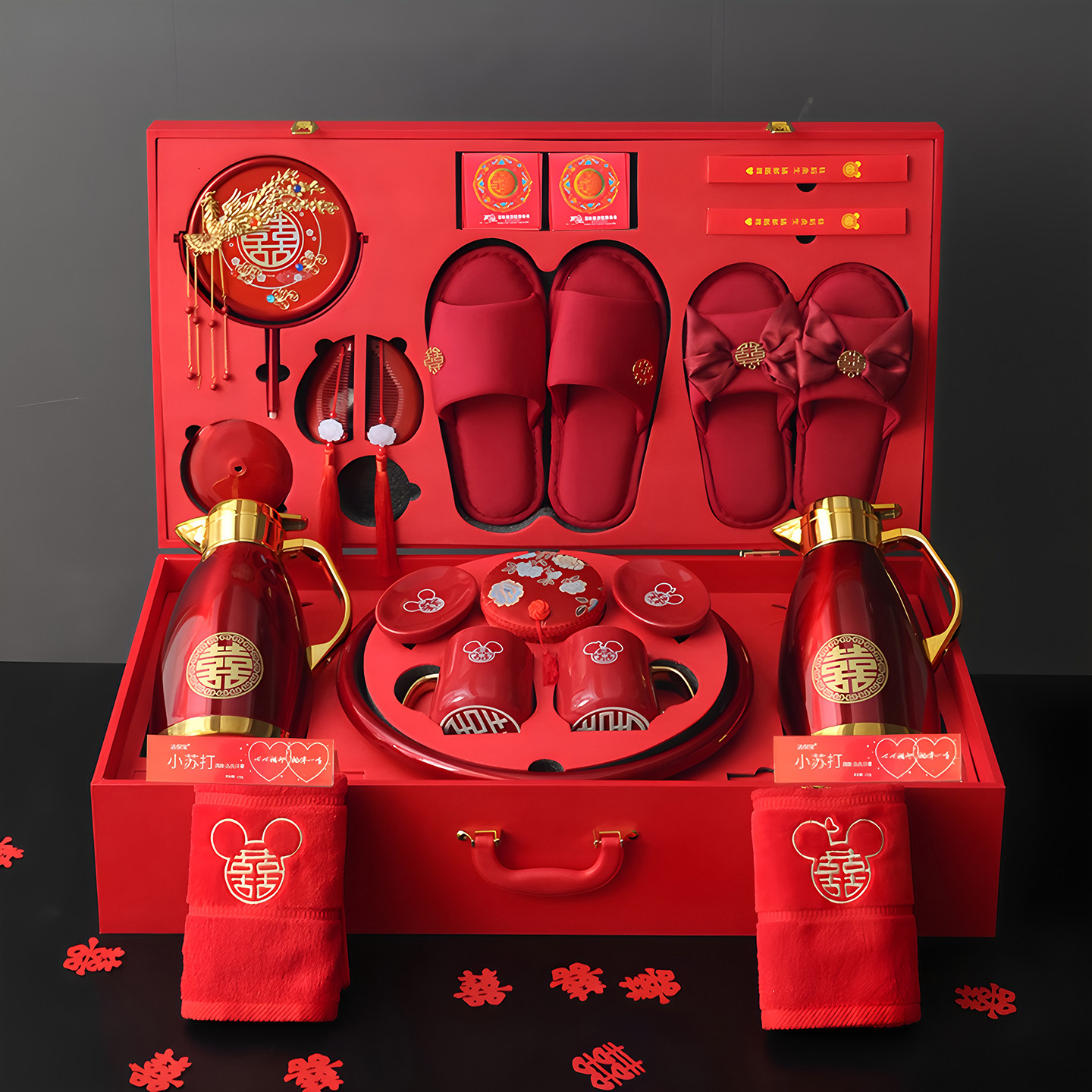 花嫁の家族から提供される、結納品、結納品用品、高級ギフトボックス、化粧品セット、そして結婚式の準備に関する完全ガイド。