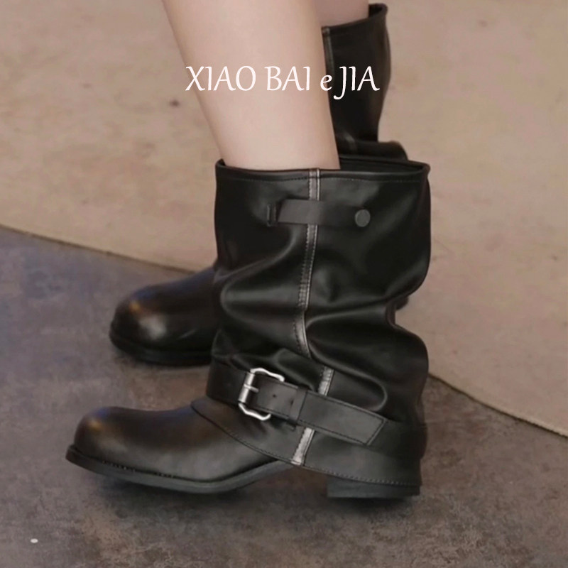 🎉复古骑士靴来袭,轻松百搭秋冬必备👟-骑士靴-淘宝好物网