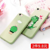 Apple 6 phone case 6Plus Set 6s cartoon silicone iphone6 ultra-thin anti-drop sp female male soft shell ipnet red suitable