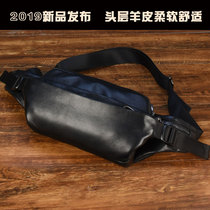 Spring and summer new chest fanny pack mens leather multi-functional leisure outdoor sports messenger shoulder mobile phone bag Korean version of the tide