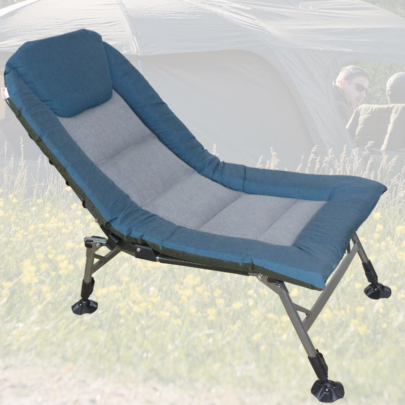Outdoor folding lounge chair lunch nap chair household portable chair balcony leisure chair backward dorm room old man
