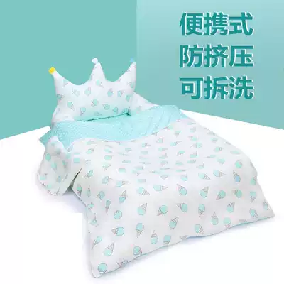 Portable baby bed Neonatal bed anti-pressure baby bed anti-spit milk summer folding bionic artifact mosquito net