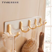 Clothes hook wall hanging wall punch-free creative single clothes hook Kitchen dressing room hanging clothes hook fitting room