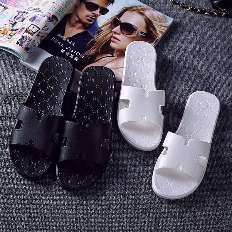 Summer home ladies slippers indoor non-slip high heels thick bottom waterproof platform sandals and slippers bathroom bath home female summer