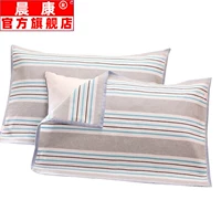 . Gối phòng ngủ bằng vải cotton và vải lanh mùa hè cũ vải thô nam và nữ khăn trải giường bằng vải lanh cặp đôi 2019 - Khăn gối khăn trải gối