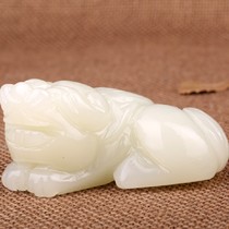 Natural Xinjiang Hetian Jade white jade pendant
