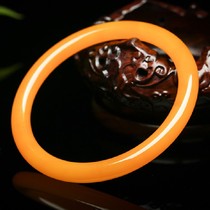 Natural Yellow Dragon jade bracelet womens chicken oil Yellow Dragon Jade thin bracelet literary style fresh wind jade bracelet