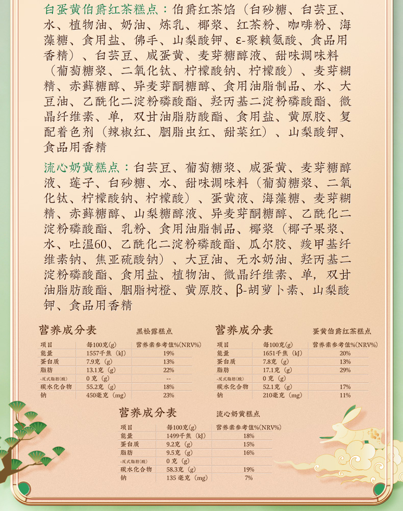 中华老字号 陶陶居 乐陶陶 糕点礼盒 520g 天猫优惠券折后¥128包邮(¥158-30)