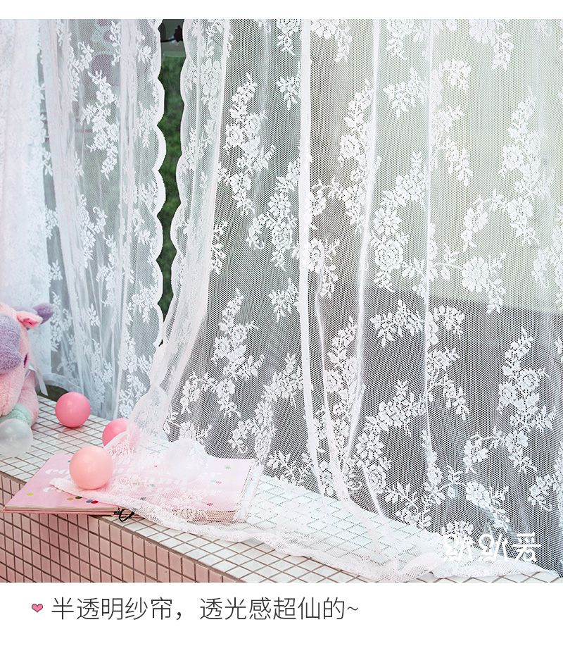Ins Velcro rèm cửa tự dính Net cô gái đỏ cho thuê phòng ngủ nhà cải tạo miễn phí đấm cài đặt dán phòng nhỏ - Phụ kiện rèm cửa móc treo rèm