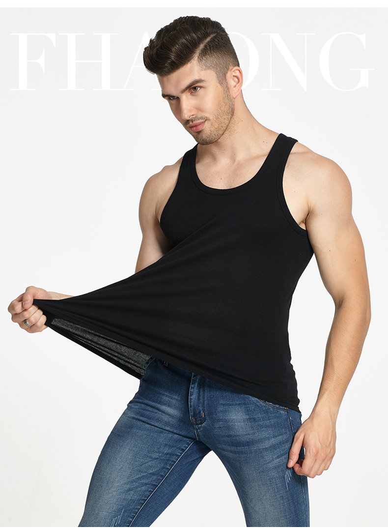 McKinney nam vest bông sling thể thao dưới hurdle tập thể dục Slim Hàn Quốc phiên bản của triều mùa hè thoáng khí thanh niên quần áo lót