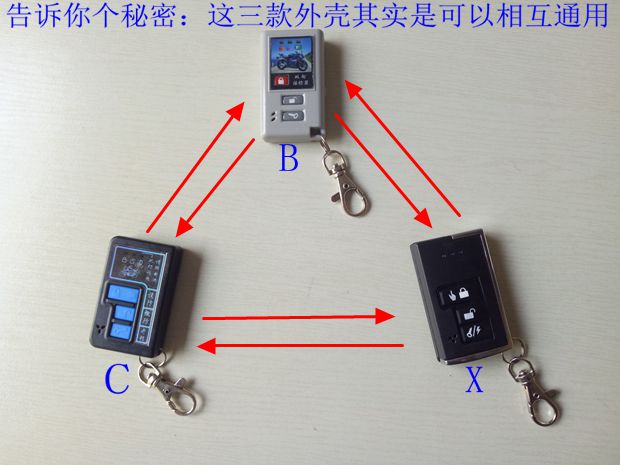 Sự khôn ngoan ban đầu của khổng lồ Huijing khiên xe máy xe điện hai chiều báo động chống trộm vỏ điều khiển từ xa