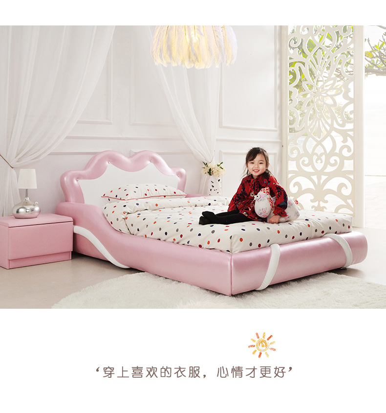 Onytis trẻ em giường cô gái bộ đồ nội thất giường công chúa nệm đầu giường bàn trẻ em bộ đồ nội thất phòng noi that thong minh