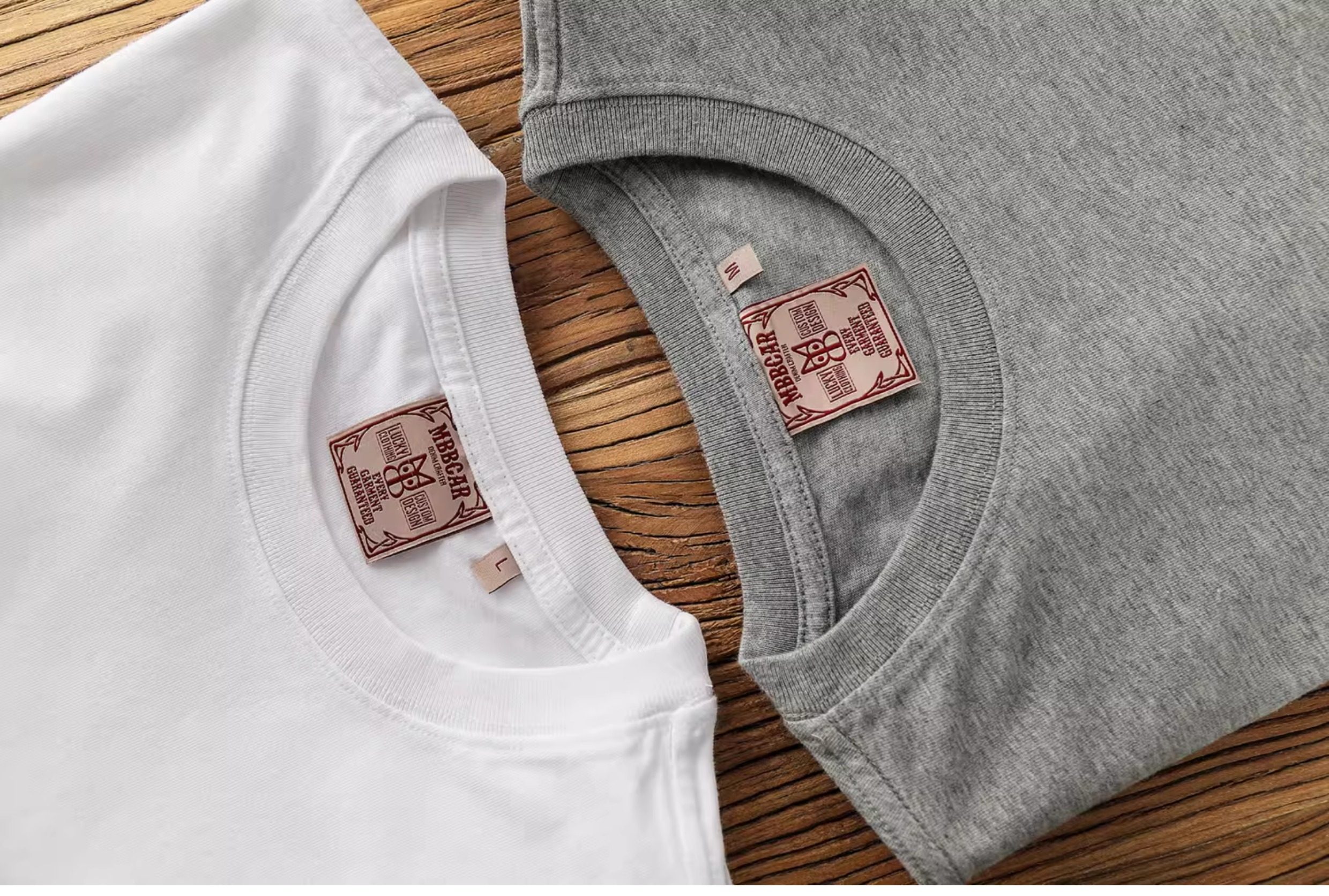 270g тяжеловес хлопок Перевернуть прошлое фонд длинный рукав T -Shirt mbbcar узкий Амеа Казах твердый поездка свитер, mbbcar/窄幅 