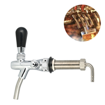 Craft extended beer adjustable defoaming faucet through wall decompression liquor Wine Beer Machine fermentation tank wine head