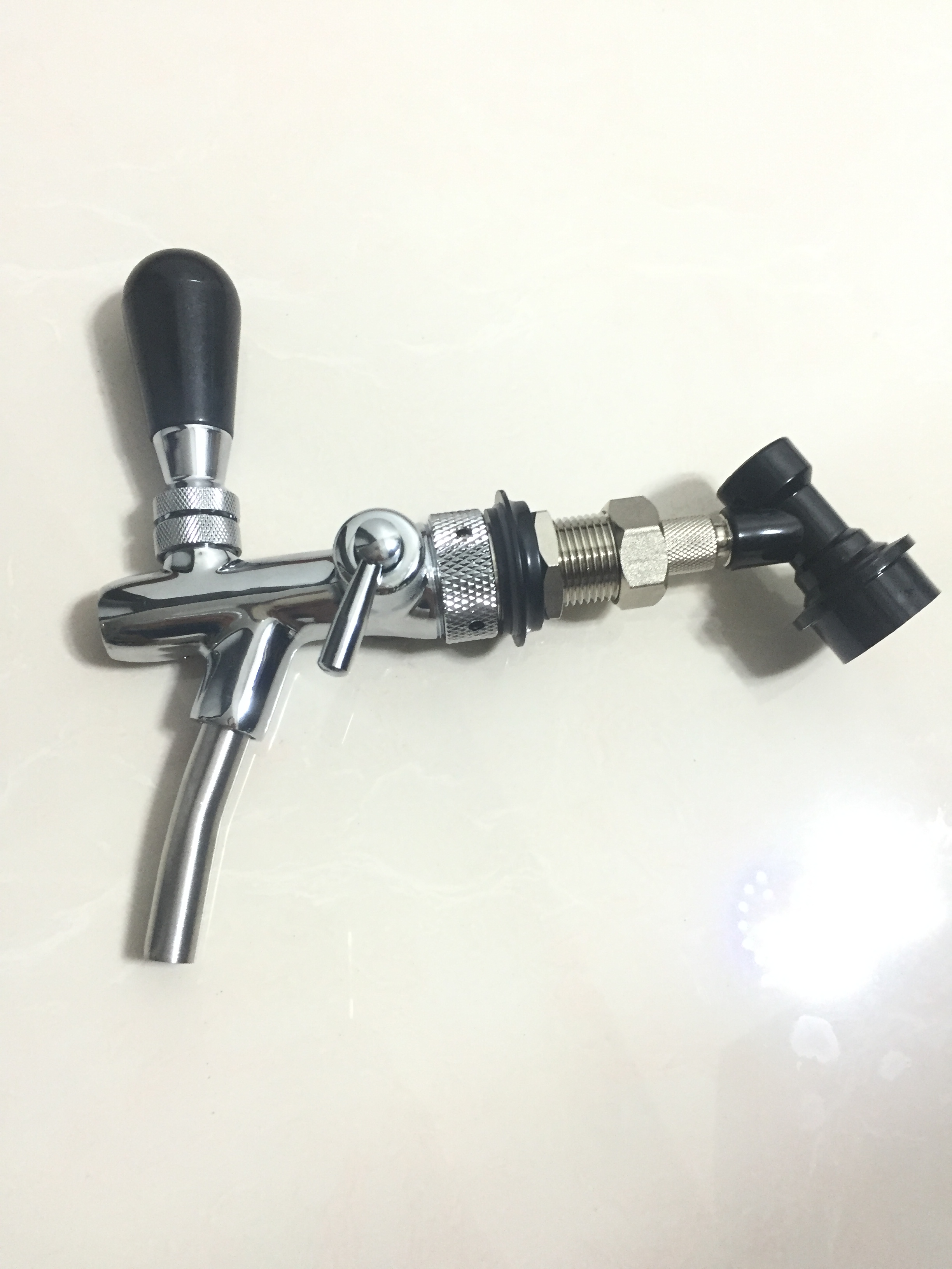 Know-it-all pressure reducing adjustable high quality faucet Beater Beer pressure reducing faucet connector KEG barrel faucet kit