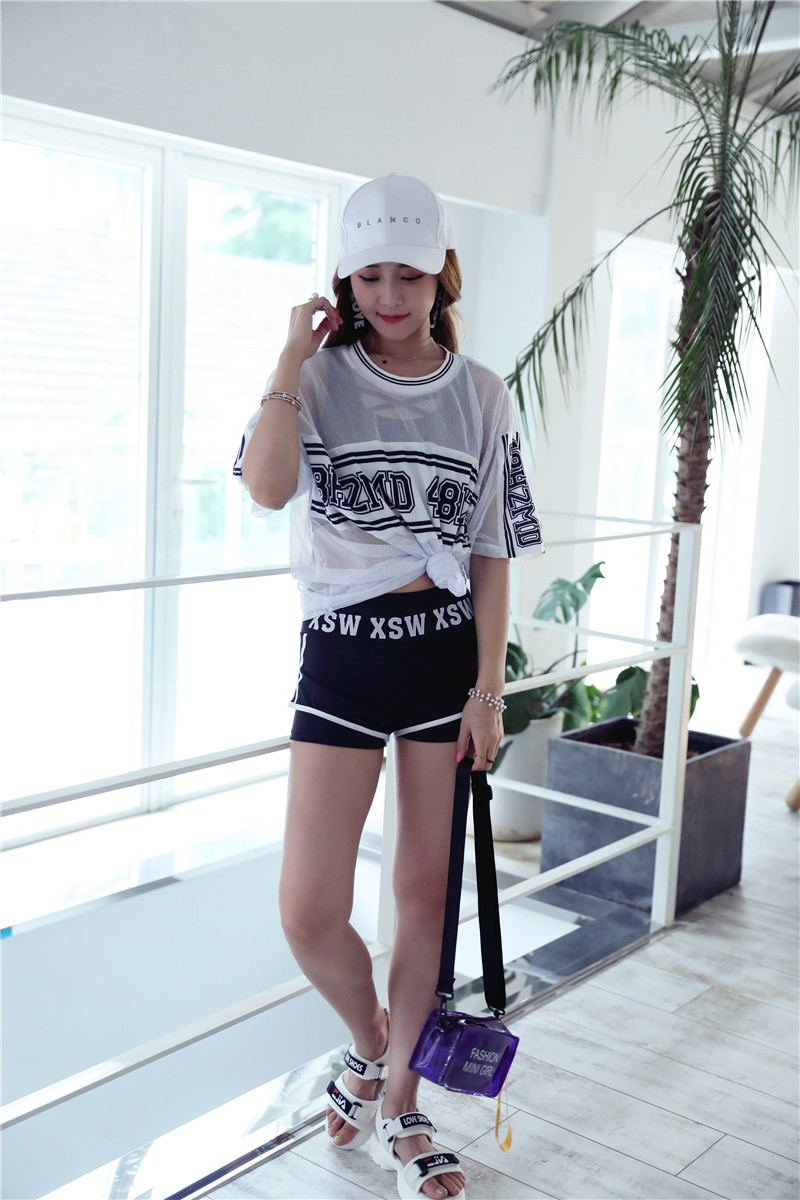 Mùa hè áo tắm nữ chia ba mảnh sinh viên Hàn Quốc thể thao bìa bụng chia ngực nhỏ thu thập slim bãi biển bơi hình ảnh áo tắm 2 mảnh