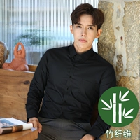 Бамбуковая волокна черная/эластичная легкая планка имеет карманы